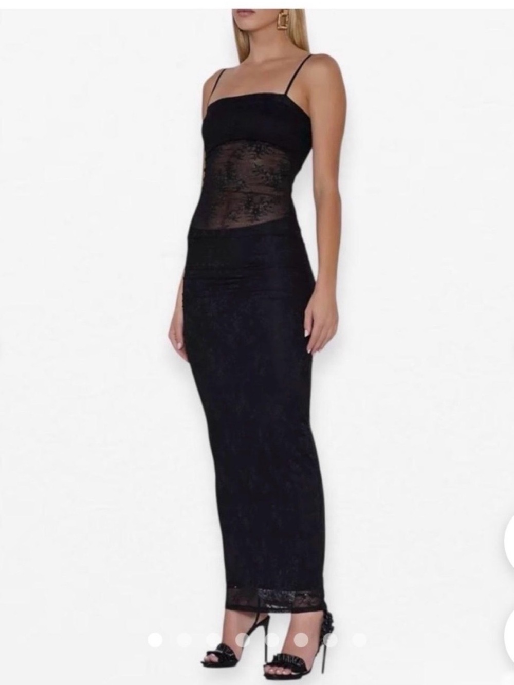 AFRM Jennan Maxi Lace Dress - S